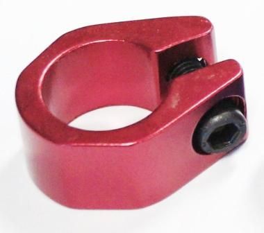 BICYCLE PARTS - SEAT CLAMP TUFF NECK STYLE RED - (I.D. 25.4)