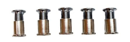 BICYCLE PARTS - CHAIN RING BOLT TRIPLE, STEEL, SILVER C.P. (SET 5)