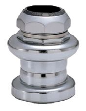 BICYCLE PARTS - HEADSET, STEEL, SILVER, 1.1/8 THREADED. CAGED BEARING WITH WATERPROOF SEALS, 25.4 X 34 X 30 X 37.5