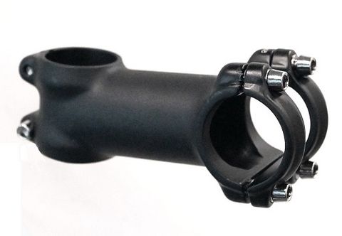 BICYCLE PARTS - AHEAD STEM - 80MM EXT, 7 DEGREE, 28.6MM DIA., 31.8MM BB, MATT BLACK