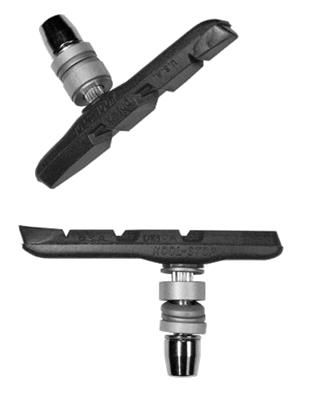 BICYCLE PARTS - BRAKE PADS - KOOL STOP BLACK T - LINE THREADED KSTLTB