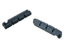 BICYCLE PARTS - BRAKE PAD INSERTS ONLY - FOR ROAD BIKES, SUITS ITEMS 1555, 1589 & 1589A, 53MM (SOLD IN PAIRS)