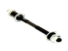 BICYCLE PARTS - AXLE - REAR, 3/8 X 26T X 180MM, CR - MO, WITH CONE & NUT