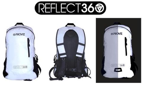 BICYCLE PARTS - PROVIZ - REFLECT360, CYCLING BACK PACK, LARGE SIZE 30L, WATER RESISTANT, 54CM X 34CM