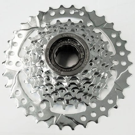 BICYCLE PARTS - SCREW ON CLUSTER - 7 SPEED, 13 - 34T, MEGA RANGE, MONSOON MADE IN TAIWAN