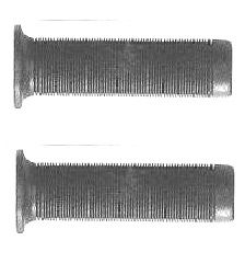 BICYCLE PARTS - MUSHROOM GRIP, KRATON RUBBER, 16 - 20 BIKES, BLK 110MM, QUALITY VELO PRODUCT