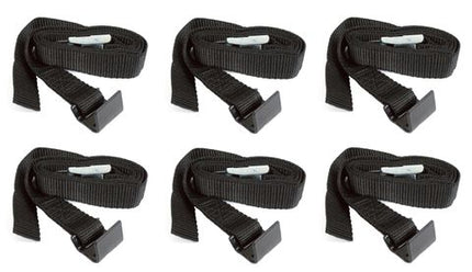 BICYCLE PARTS - STRAPS ONLY - SECURING STRAPS FOR CARRIER 1834 (SET OF 6)