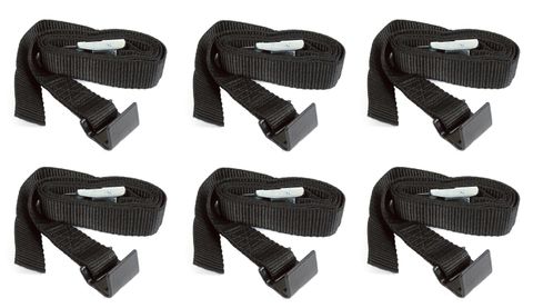 BICYCLE PARTS - STRAPS ONLY - SECURING STRAPS FOR CARRIER 1834 (SET OF 6)
