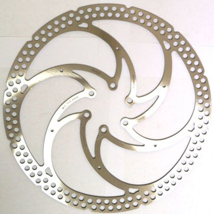 BICYCLE PARTS - DISC ROTOR - FORMULA, 203MM, INCLUDES BOLTS & FRONT IS ADAPTOR.