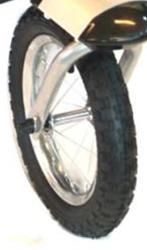 BICYCLE PARTS - REPLACEMENT 12 FRONT WHEEL FOR BICYCLE TRAILER/JOGGER (9800), INCLS TYRE/TUBE (W/BRACKET)