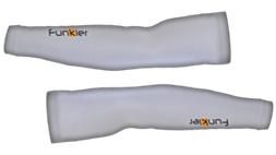 BICYCLE PARTS - UV ARM SUN PROTECTOR FUNKIER , CANTU / WHITE, XL
