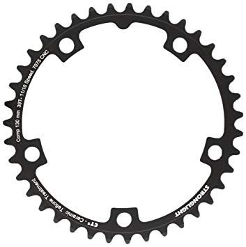 Stronglight 39T 130 BCD CNC Aluminum Road Crankset Chainring Ceramic Teflon Treatment Black 10/11 Speed For Cycling Enthusiasts