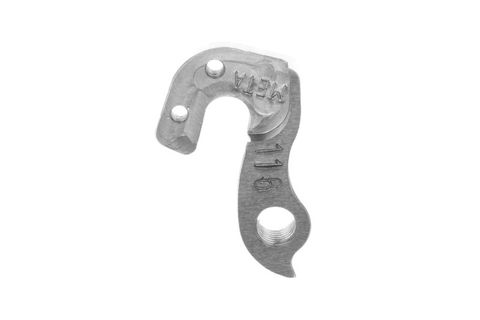 BICYCLE PARTS - META CNC DERAILLEUR HANGER - MODEL 116, MATERIAL 6061 T651 AVIATION ALUMINIUM, CNC MACHINED, SILVER, CERVELO