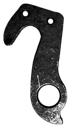 BICYCLE PARTS - META CNC DERAILLEUR HANGER - BLACK, MODEL 243, MATERIAL 6061 T651 AVIATION ALUMINIUM, CNC MACHINED, GIANT