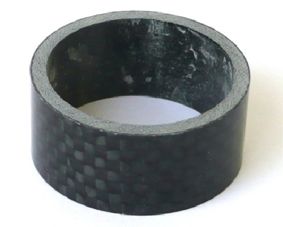 BICYCLE PARTS - SPACER CARBON, 28.6 X 15MM