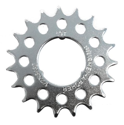 BICYCLE PARTS - COG 3 - SPLINE. 19T, STURMEY ARCHER, CP, FLAT TYPE , COASTER SPROCKET (I.D - 35MM)
