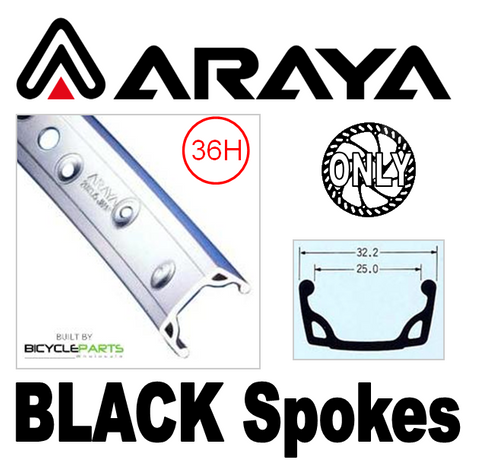Araya 7X Silver Rim 8/10 Speed Disc Hub Bike Wheel For Cycling - 700c