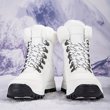 Women's High-Top Snow Boots - Thickened Winter Footwear,