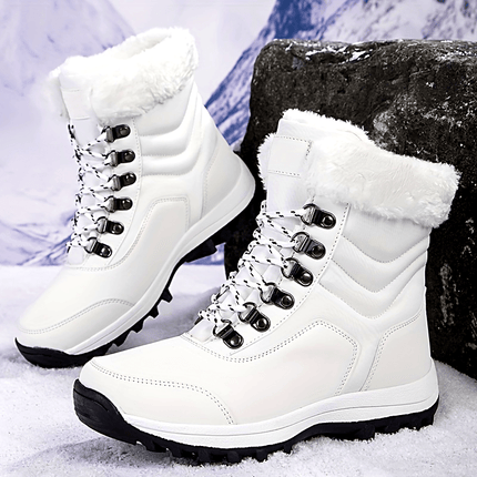 Women's High-Top Snow Boots - Thickened Winter Footwear,