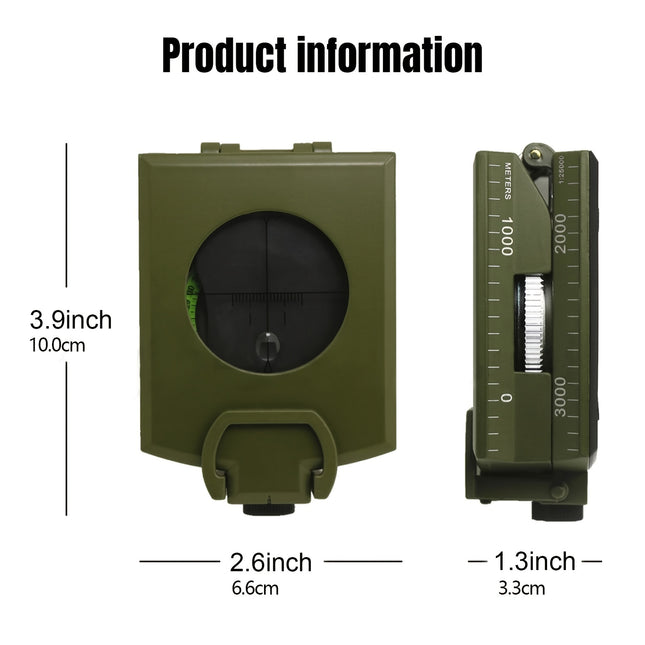 Multifunctional Luminous Dial Military Compass
