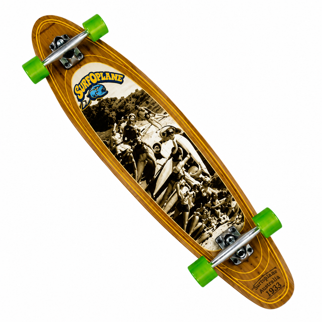 Surfoplane 38 Inch Cruiser Skateboard 1933 Graphic