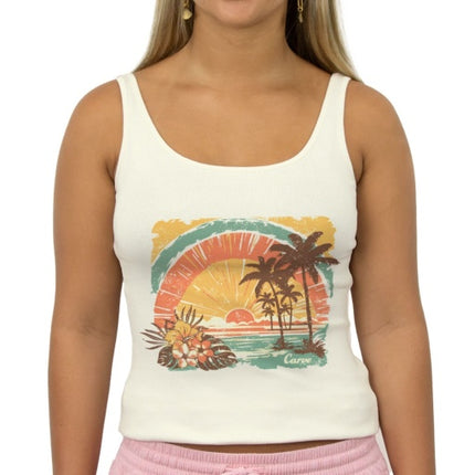 CARVE PARADISE GIRLS TANK TOP - BLACK - 4 pieces 8/10/12/14 (1/1/1/1)