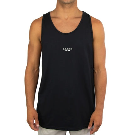 CARVE EST.1998 BOYS SINGLET - BLACK - 6 pieces 8/10/12/14 (1/2/2/1)