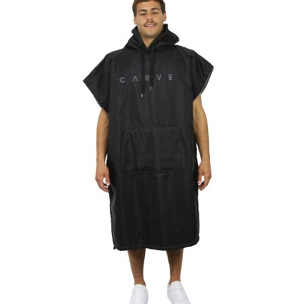 CARVE ARCTIC BLAST PONCHO WATER PROOF SHERPA LINING - BLACK - 4 pieces OSFM (4)