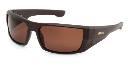 DRIFT VENTURA MATT BROWN TRANSLUCENT BROWN POL LENS