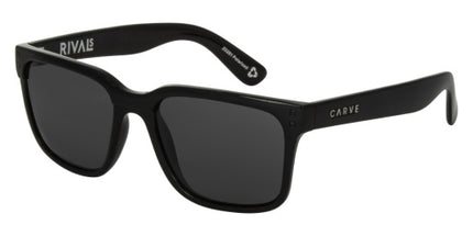 CARVE RIVALS RECYCLED GLOSS BLACK- GREY POLARIZED LENS
