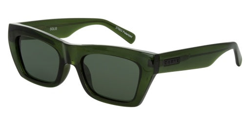 CARVE SOLIS CRYSTAL MOSS GREEN- GREEN POLARIZED LENS