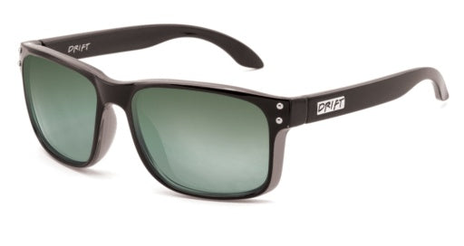 DRIFT MOOREA GLOSS BLACK/CRYSTAL GREEN LENS