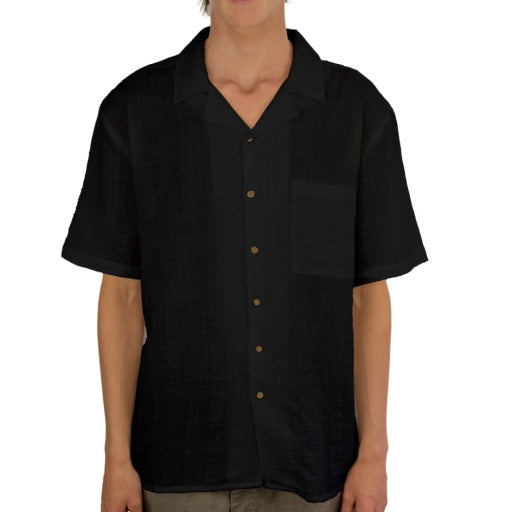 CARVE SCRUTINY BOYS OPEN COLLAR SHIRT - BLACK - 6 pieces 8/10/12/14 (1/2/2/1)