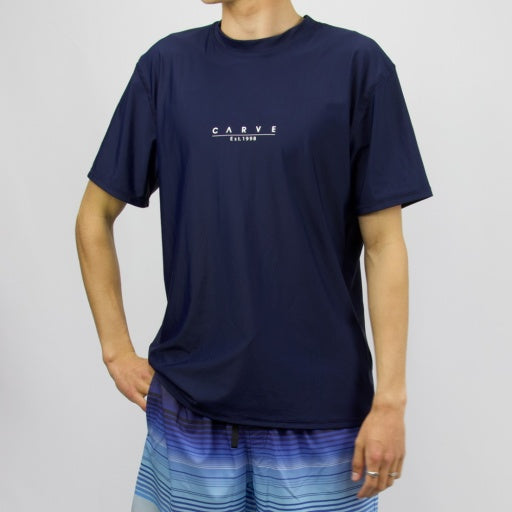 CARVE INSIGNIA MENS SHORT SLEEVE TEE RASHIE - BLACK - 9 pieces S/M/L/XL/XXL (1/2/3/2/1)