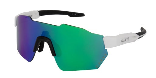 CARVE LEVEL UP MATT WHITE- GREEN WITH GREEN IRIDIUM