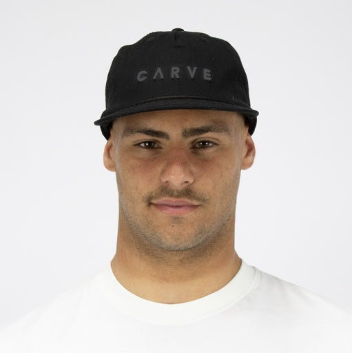 CARVE WESTPORT UNISEX FLAT PEAK CAP - BLACK - 6 pieces S-M/L-XL (3/3)