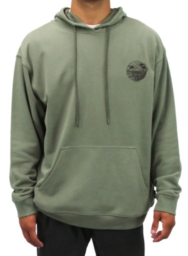 CARVE EVENTIDE MENS PULL OVER HOODIE FRENCH TERRY - LIGHT SAND - 8 pieces S/M/L/XL/XXL (1/2/2/2/1)