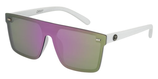 DRIFT RIPLEY GLOSS WHITE- GREY W PINK LIME IRD LENS