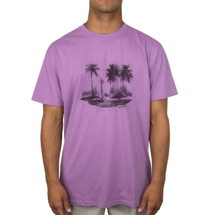 CARVE ISLAND LIFE BOYS SHORT SLEEVE TEE - LAVENDER - 6 pieces 8/10/12/14 (1/2/2/1)