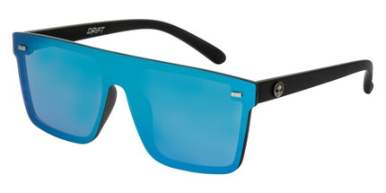 DRIFT RIPLEY MAT BLACK- GREY W BLUE IRD LENS