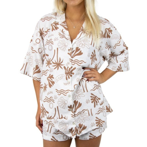 CARVE LAS PALMAS WOMEN'S SHORT SET - MOCHA - 7 pieces XS/S/M/L/XL (1/1/2/2/1)