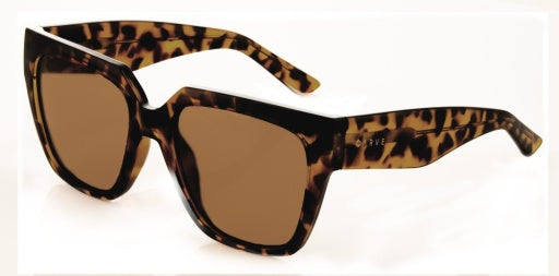 CARVE BROOKLYN GLOSS TORT FRAME- BROWN LENS