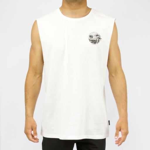 CARVE EVENTIDE BOYS SLEEVELESS MUSCLE TOP - MOSS GREEN - 6 pieces 8/10/12/14 (1/2/2/1)