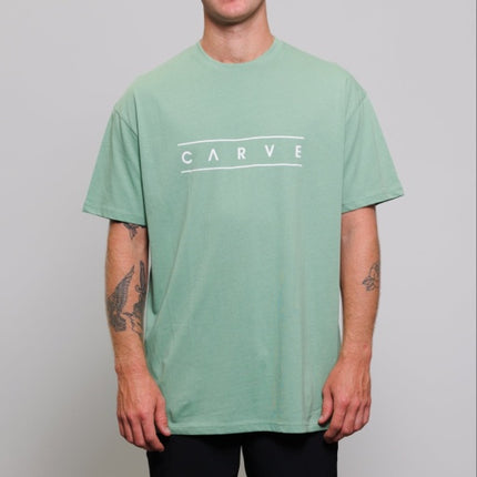 CARVE SNAPPER BOYS SHORT SLEEVE TEE - BASIL - 6 pieces 8/10/12/14 (1/2/2/1)