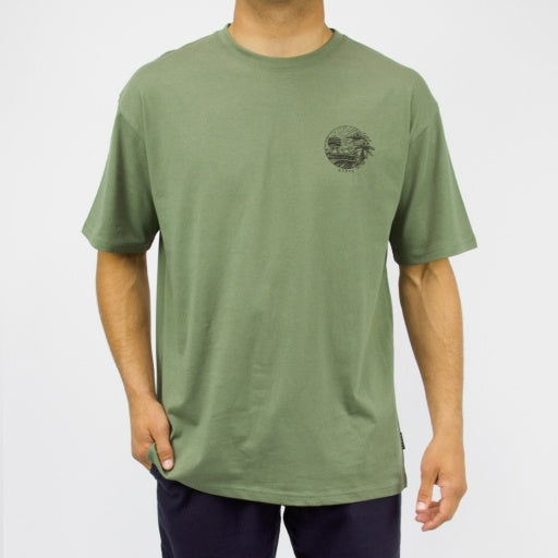 CARVE EVENTIDE HULKS OVERSIZED SHORT SLEEVE TEE - MOSS GREEN - 6 pieces 3XL/4XL/5XL (2/2/2)