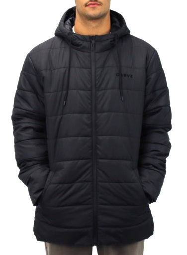CARVE RUMBLE MENS PUFFER JACKET - BLACK - 4 pieces S-M/L-XL/2XL (1/2/1)