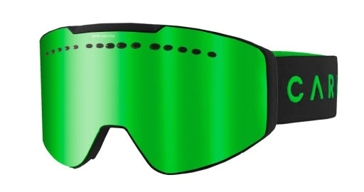 CARVE WHITE OUT MATT BLACK- AMBER W.GREEN MIRROR