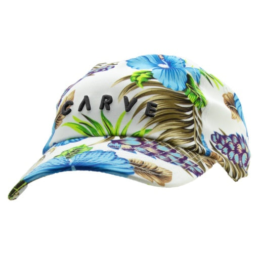 CARVE HAKU UNISEX CURVED PEAK CAP - CYAN/FLORA - 6 pieces S-M/L-XL (3/3)