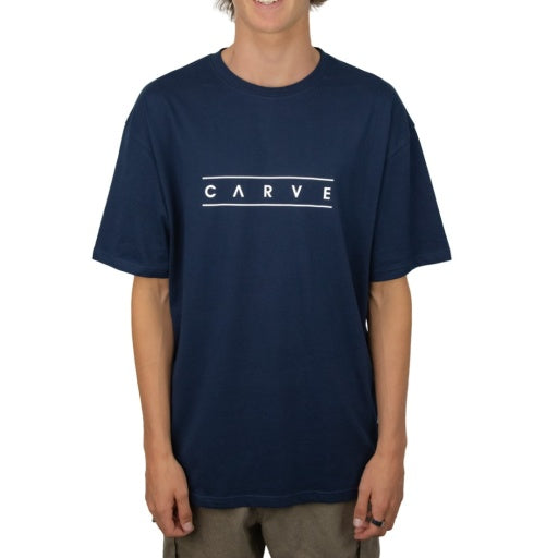 CARVE DARK & STORMY BOYS BASIC SHORT SLEEVE TEE - BLACK - 6 pieces 8/10/12/14 (1/2/2/1)