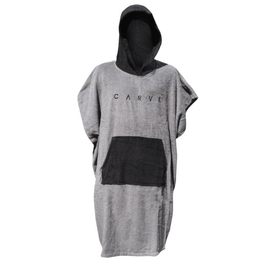 CARVE SUMMER STORM CHILDREN PONCHO TOWELLING 2 TONE - BLK/SILVER - 4 pieces 2-6 (4)